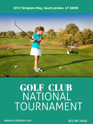 Golf Club Poster Template