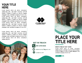 Green White Life Insurance Brochure Template