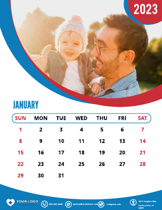 Insurance Calendar Template