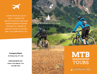 Travel Biking Brochure Template
