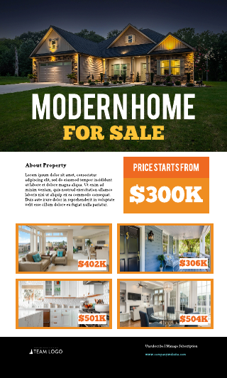 Modern Real Estate Sale Email Template Template