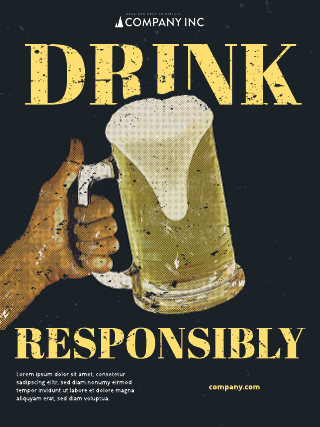 Alcohol Awareness Poster Template