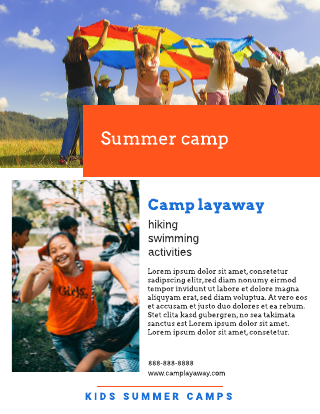Summer Camp Flyer Template