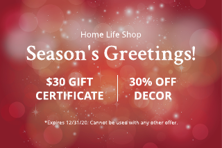 Bright lights Christmas gift certificate template
