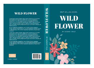Wildflower Book Cover Template