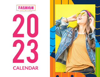 Fashion Orange Calendar Template