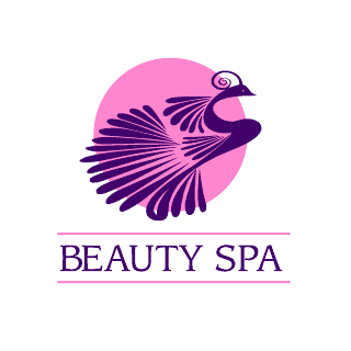 Peacock Beauty Logo Template