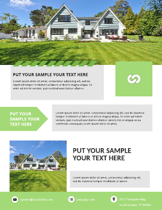Green Mortgage Flyer Template
