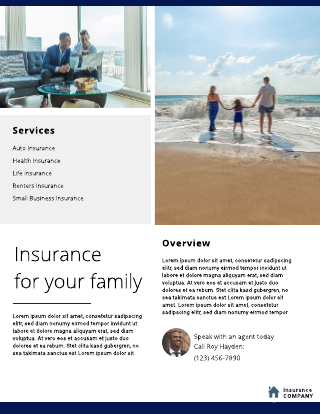 Insurance Flyer Template