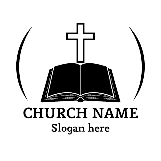 Monochrome Church Logo Template