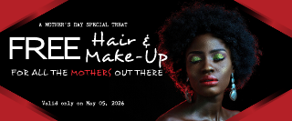 Free Hair and Make-up Mother's Day Special Gift Certificate