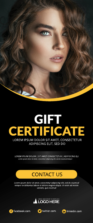Women Gift Certificate Hair Salon