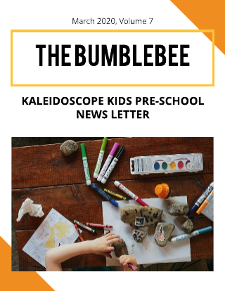 Kaleidoscope Kids Pre School Newsletter Template