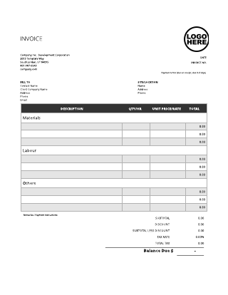 free invoice templates examples