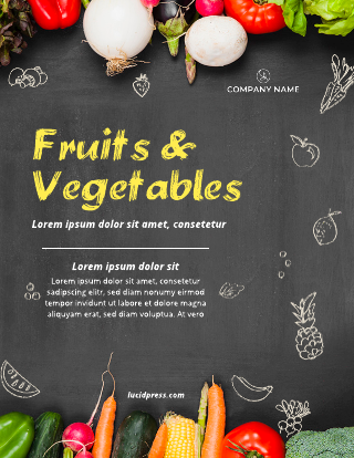 Fruits and Vegetables Market Poster Template