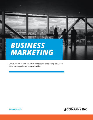 Business Marketing Booklet Template