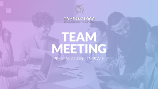 Team Meeting Presentation Template