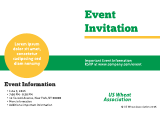 Free Event invitation Templates &amp; Examples
