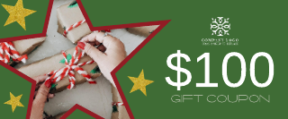 Falling Stars Holiday Coupon Template