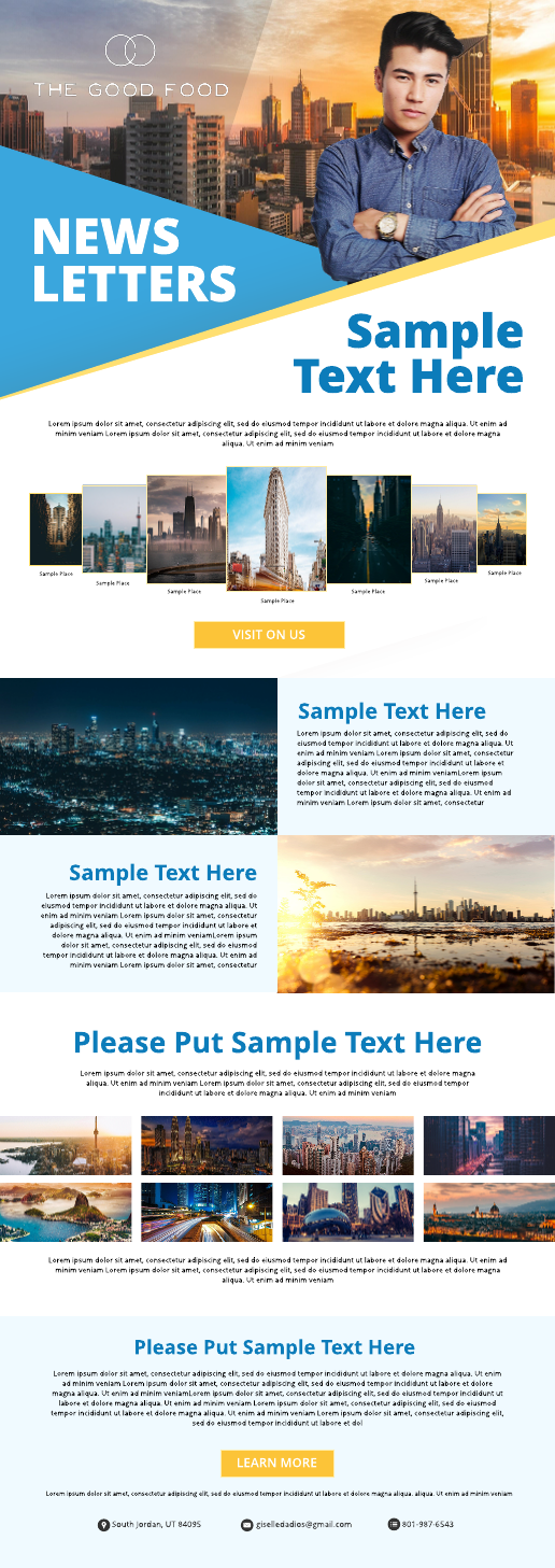City Email Template