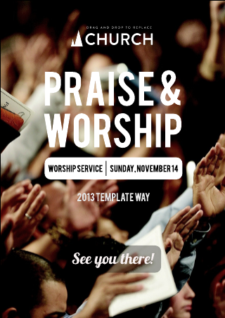 Praise & Worship Church Program Template