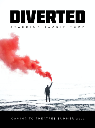 Diverted movie poster template