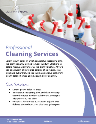 Cleaning Master Flyer Template