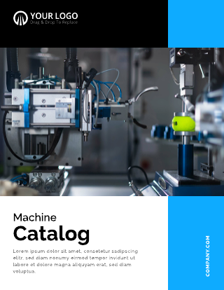 Machine High Technology Catalog Template
