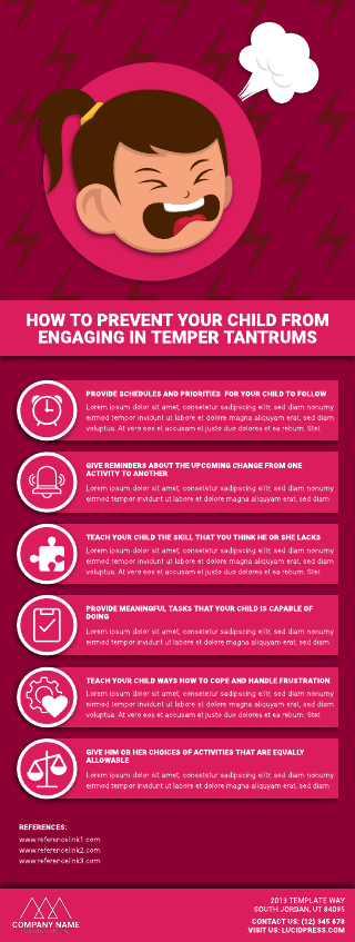 Parenting Infographic Template