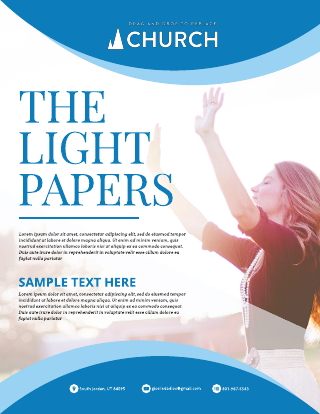 The Light Papers Flyer Template