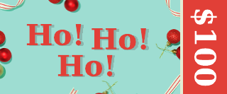 Ho! Ho! Ho! Christmas Coupon Template