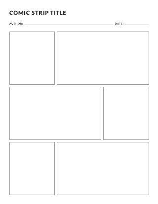Comic Strips Education Template 01