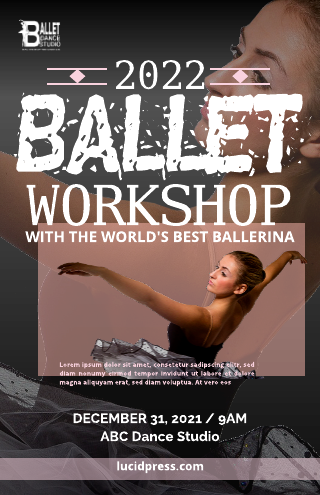 Ballet Workshop Poster Template