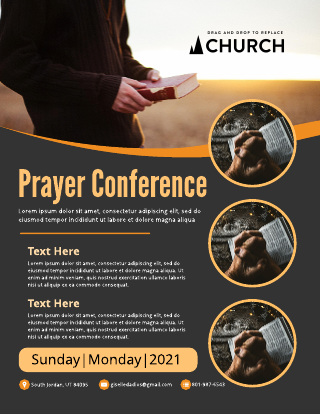 Prayer Conference Flyer Template