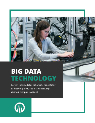 Big Data Technology Bifold Brochure Template