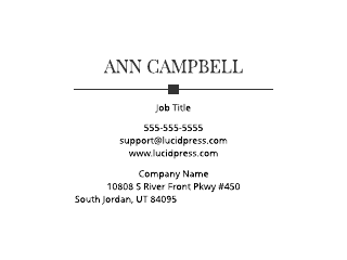 Classic Realtor Business Card Template
