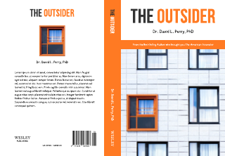 The Outsider Book Cover Template