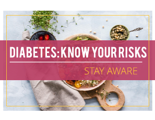 Diabetes: Know Ur Risks Brochure Template
