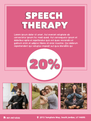 Mental Health Pink Therapy Template