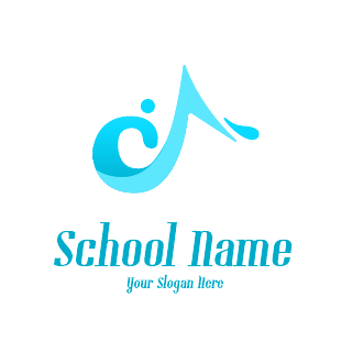 Blue Music Education Logo Template