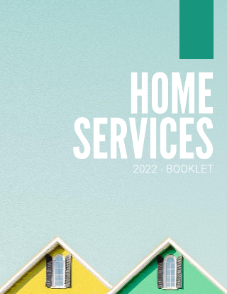 Home Services Booklet Template