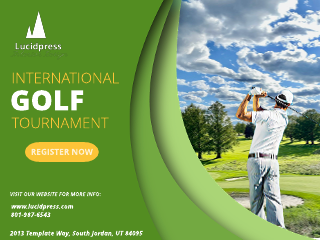 Golf International Poster Template