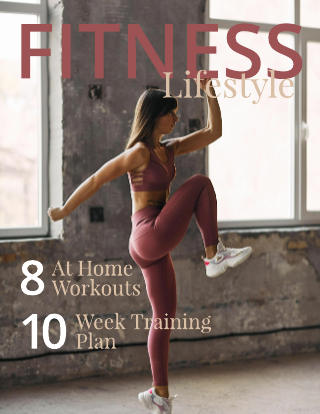Fitness Magazine Cover Template 
