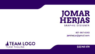 Blue And Purple Auto Dealership Business Card Template