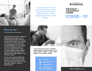 Covid-19 Patient Education Brochure Template