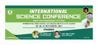 Green Science Conference Horizontal Banner Template