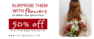 Surprise Flowers for Mother's Day Gift Certificate