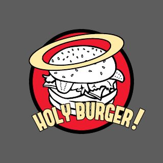 Holy Burger Food Drink Logo Template