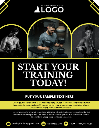 Yellow Personal Trainer Template