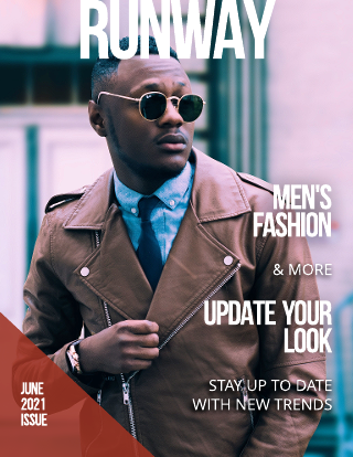 Mens Style Fashion Magazine Template